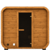 2M cube sauna front 2M Cube Sauna