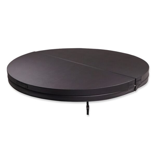 Hot Tub Cover Black unfolded Hot Tub Cover