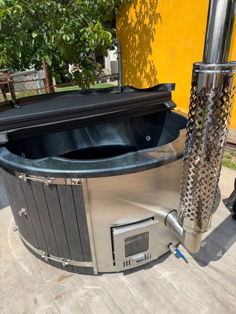 Hot Tub with Stove In Germany