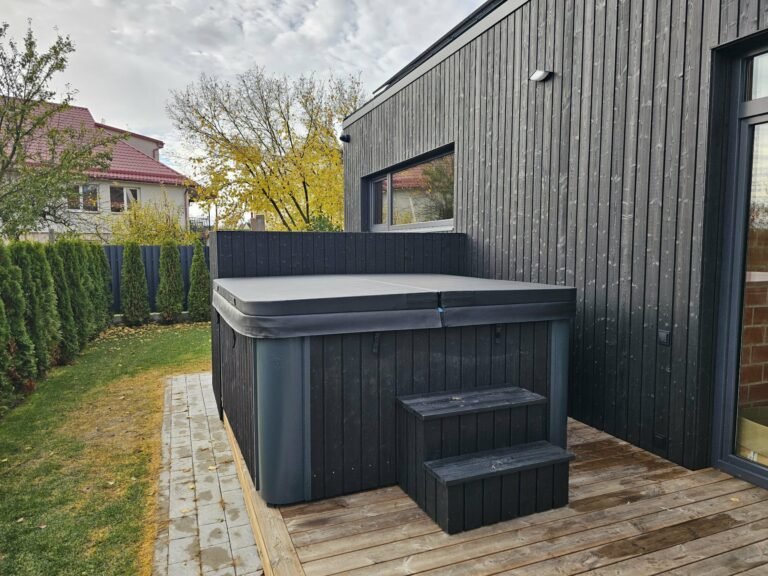 Hot Tube with Lounger Installed in Germany Marameta